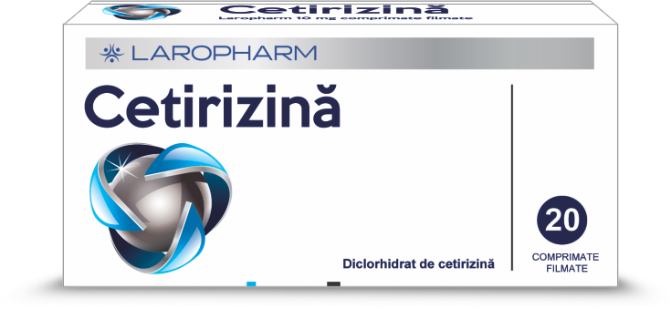 CETIRIZINA Laropharm 10 mg comprimate filmate
