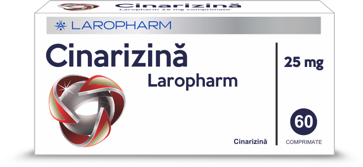 CINARIZINA Laropharm 25 mg comprimate