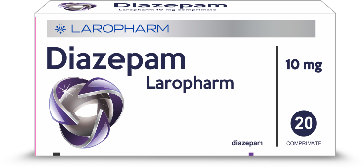 DIAZEPAM Laropharm 10 mg comprimate