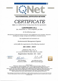 IQNet ISO 14001 : 2015