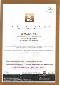 SRAC ISO 45001 : 2018