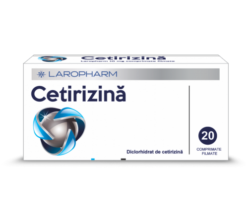CETIRIZINA Laropharm 10 mg comprimate filmate