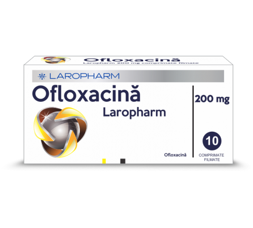 OFLOXACINA Laropharm 200 mg comprimate filmate