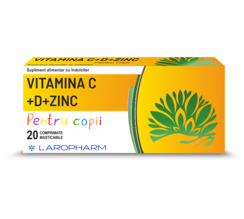 Vitamina C + D + Zinc pentru Copii