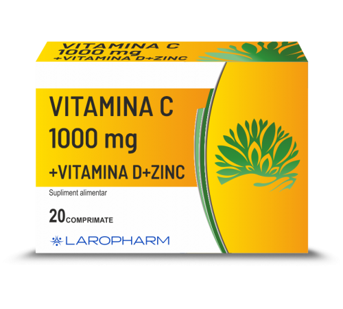 Vitamina C 1000mg + Vitamina D + Zinc